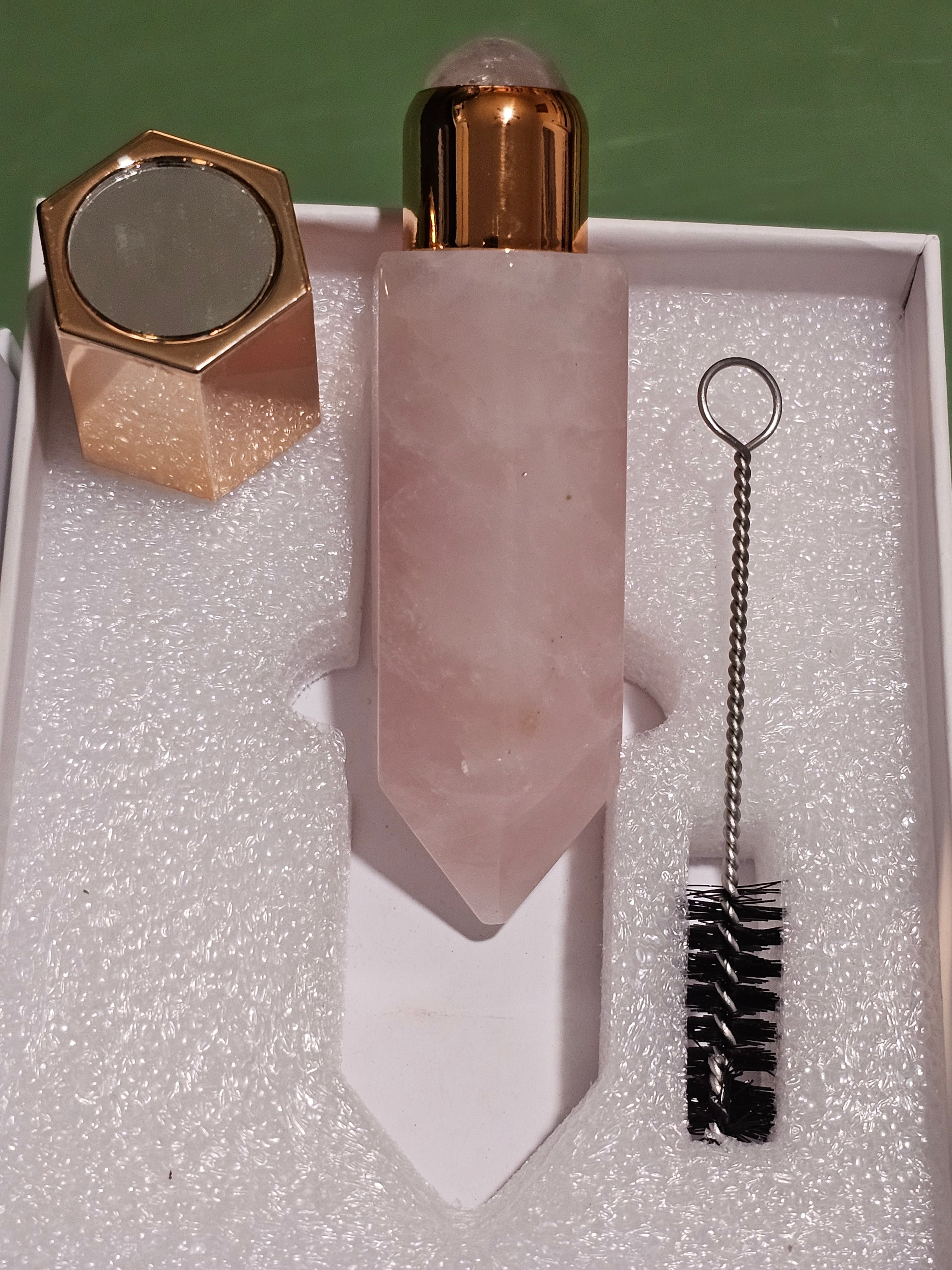 Crystal perfume roller bottles
